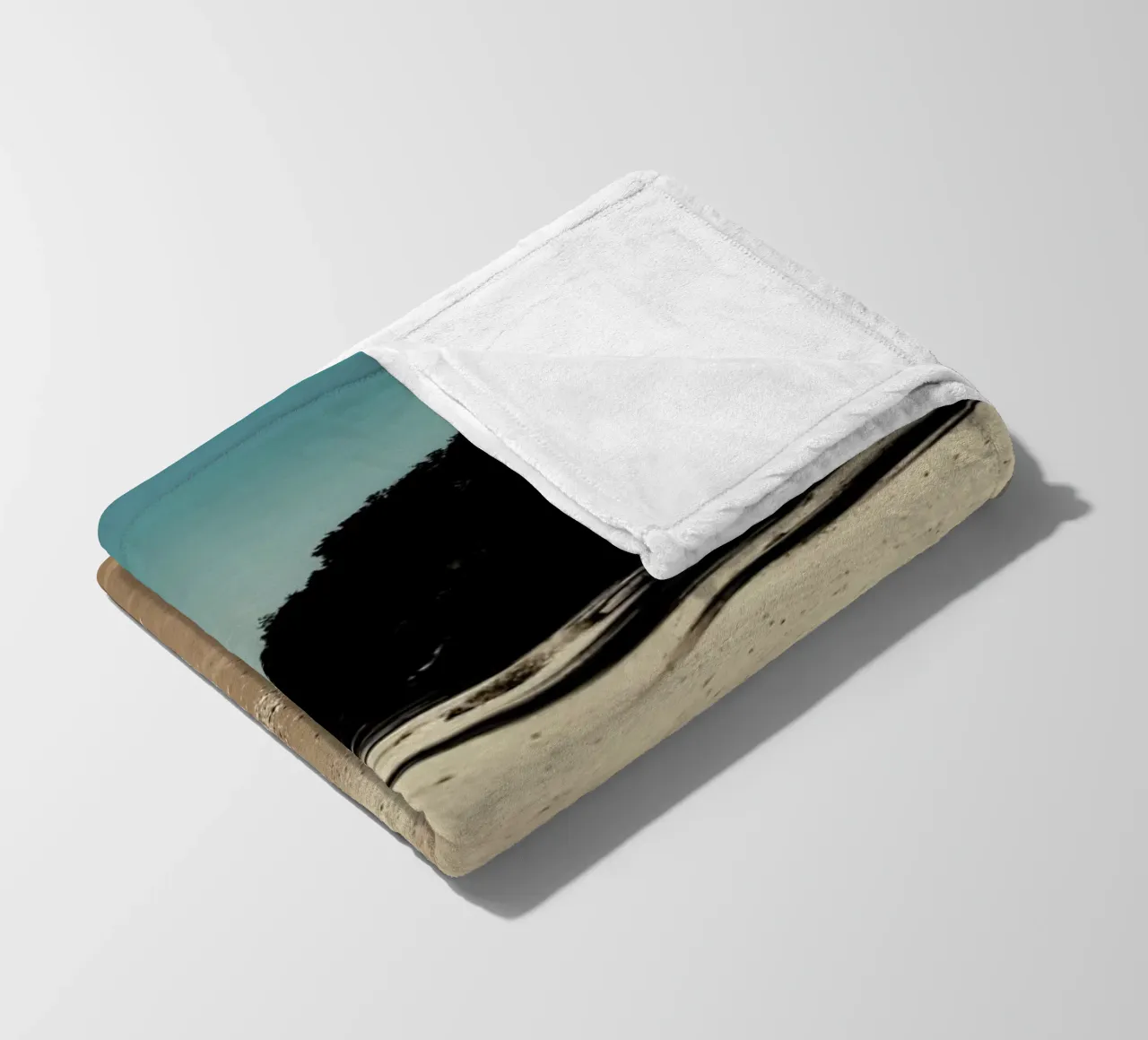 Beach Side fleecedeken van Sebastian Hilgetag