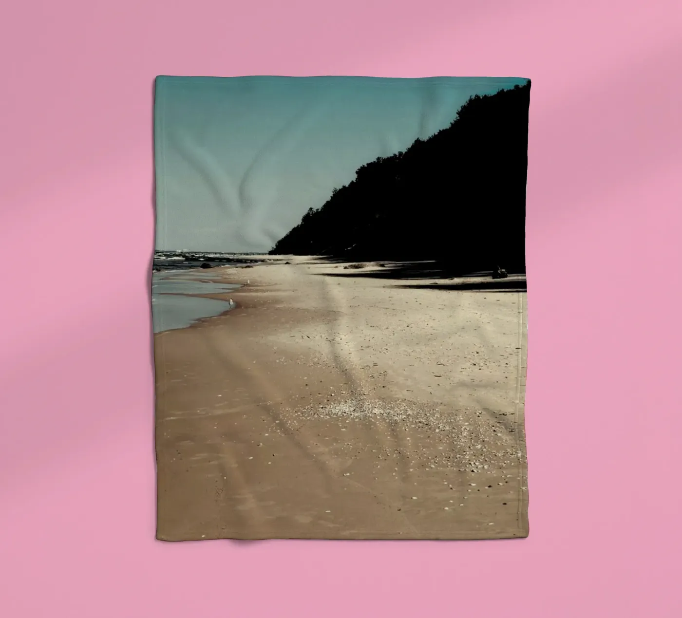 Beach Side Fleecedecke von Sebastian Hilgetag