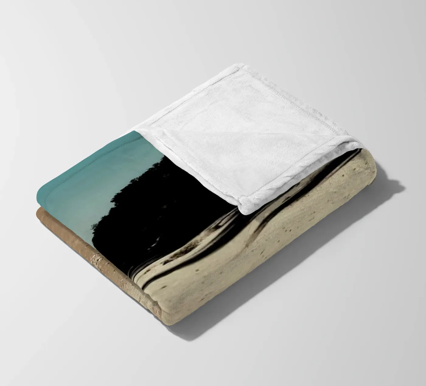 Beach Side Fleecedecke von Sebastian Hilgetag