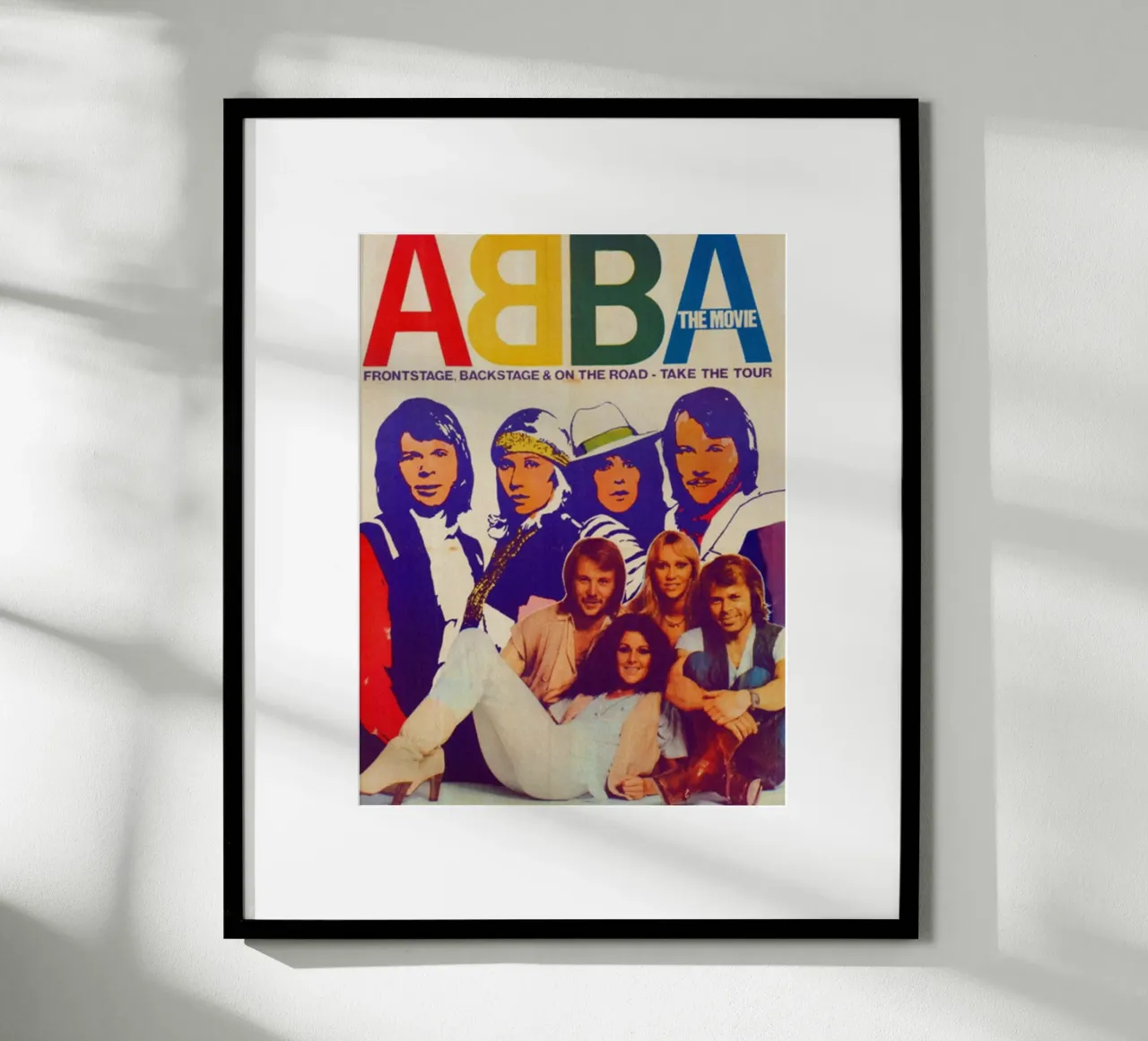 Il suono degli ABBA degli anni Settanta poster con telaio in alluminio da buky