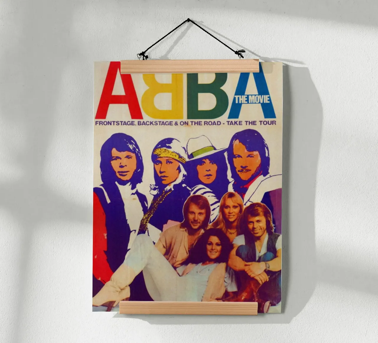 Il suono degli ABBA degli anni Settanta poster con telaio in alluminio da buky
