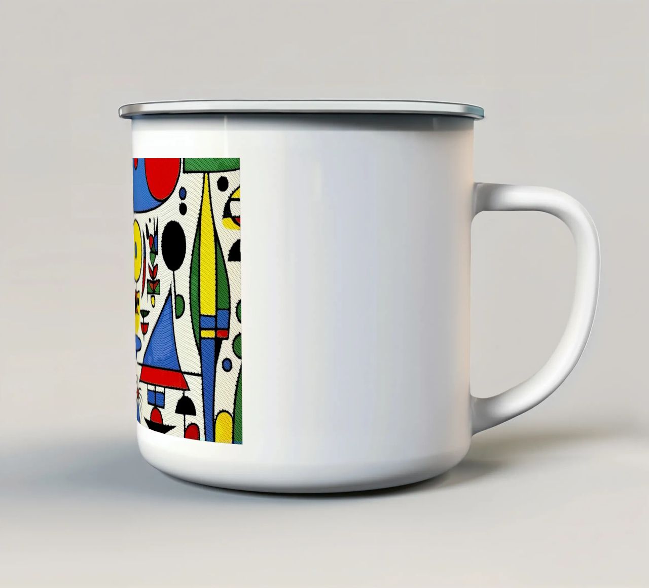Omaggio a J.M. #4 tazza in smalto da ZAMART