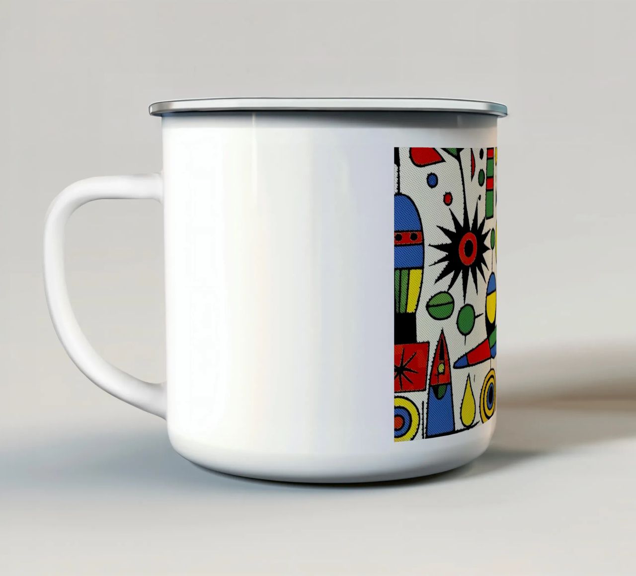 Omaggio a J.M. #4 tazza in smalto da ZAMART