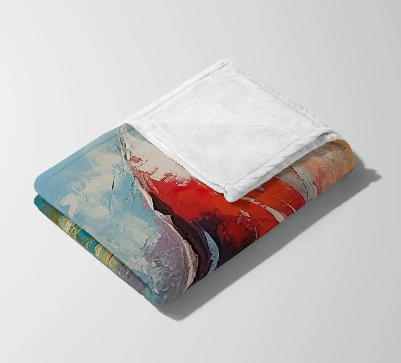 Zeilboot astratto coperta in pile da Imagine