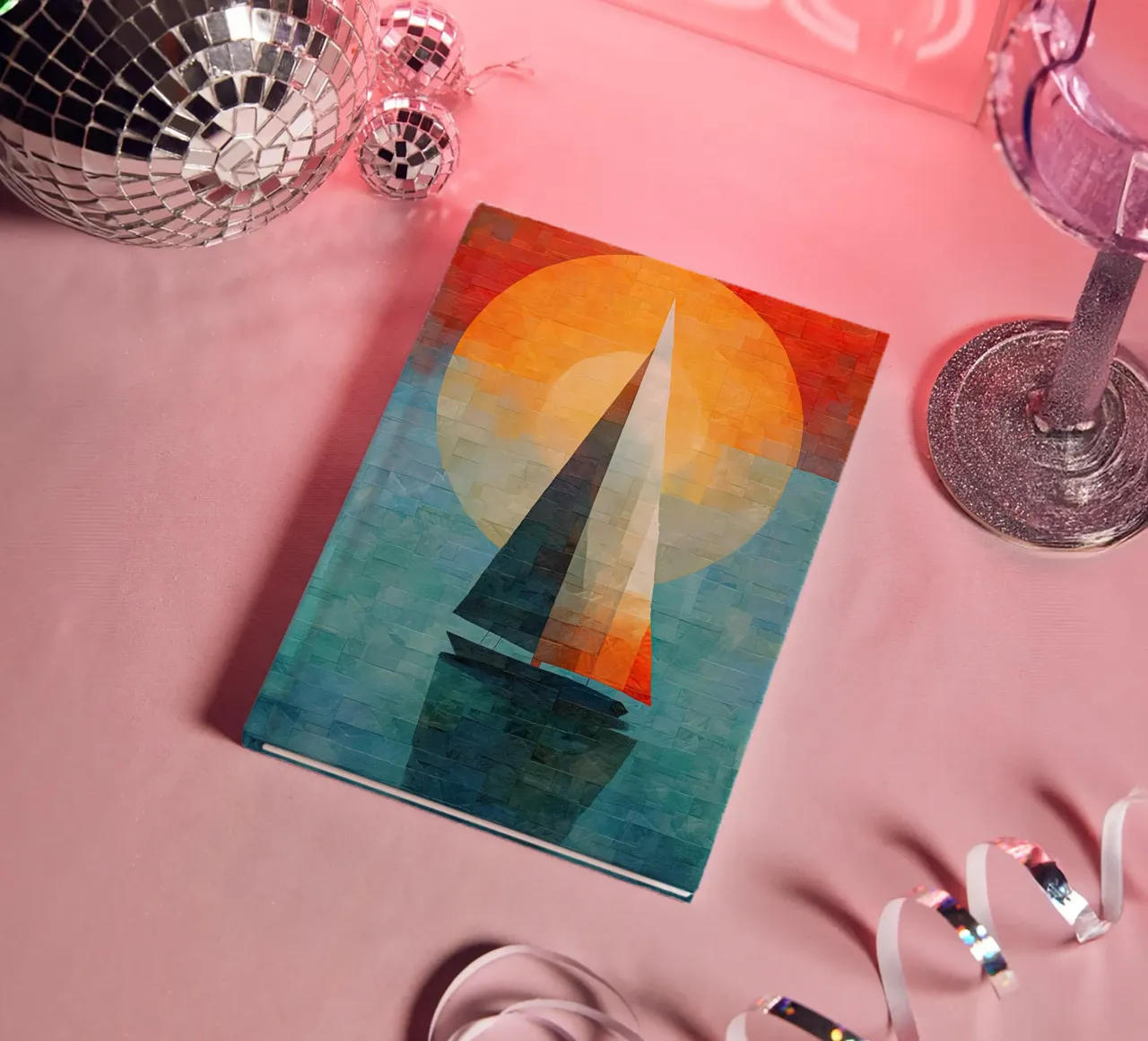 Zeilboot abstract notebook by Imagine