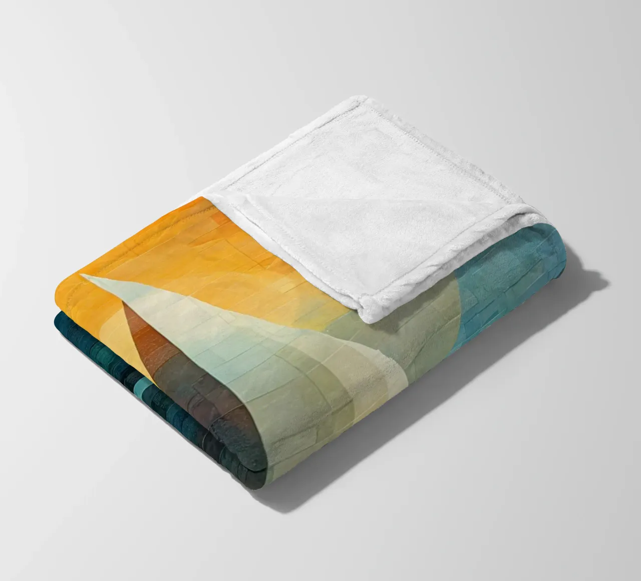 Zeilboot astratto coperta in pile da Imagine