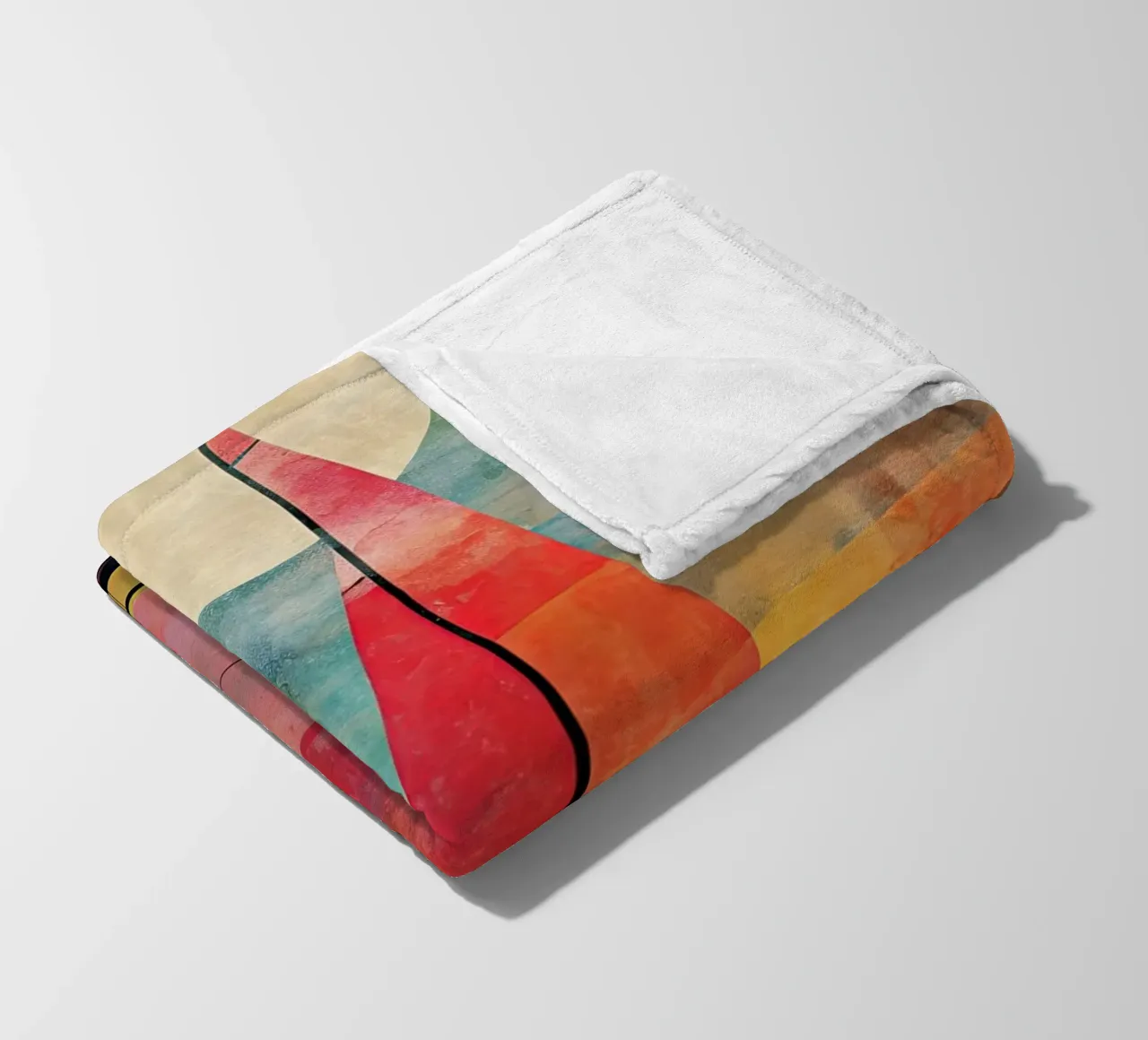 Zeilboot abstract fleece blanket by Imagine