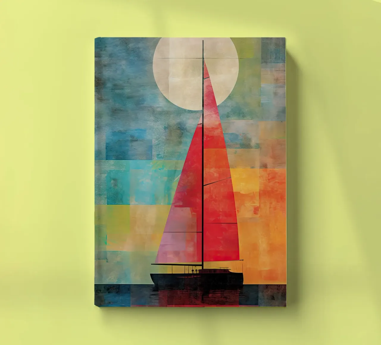 Zeilboot abstract notebook by Imagine
