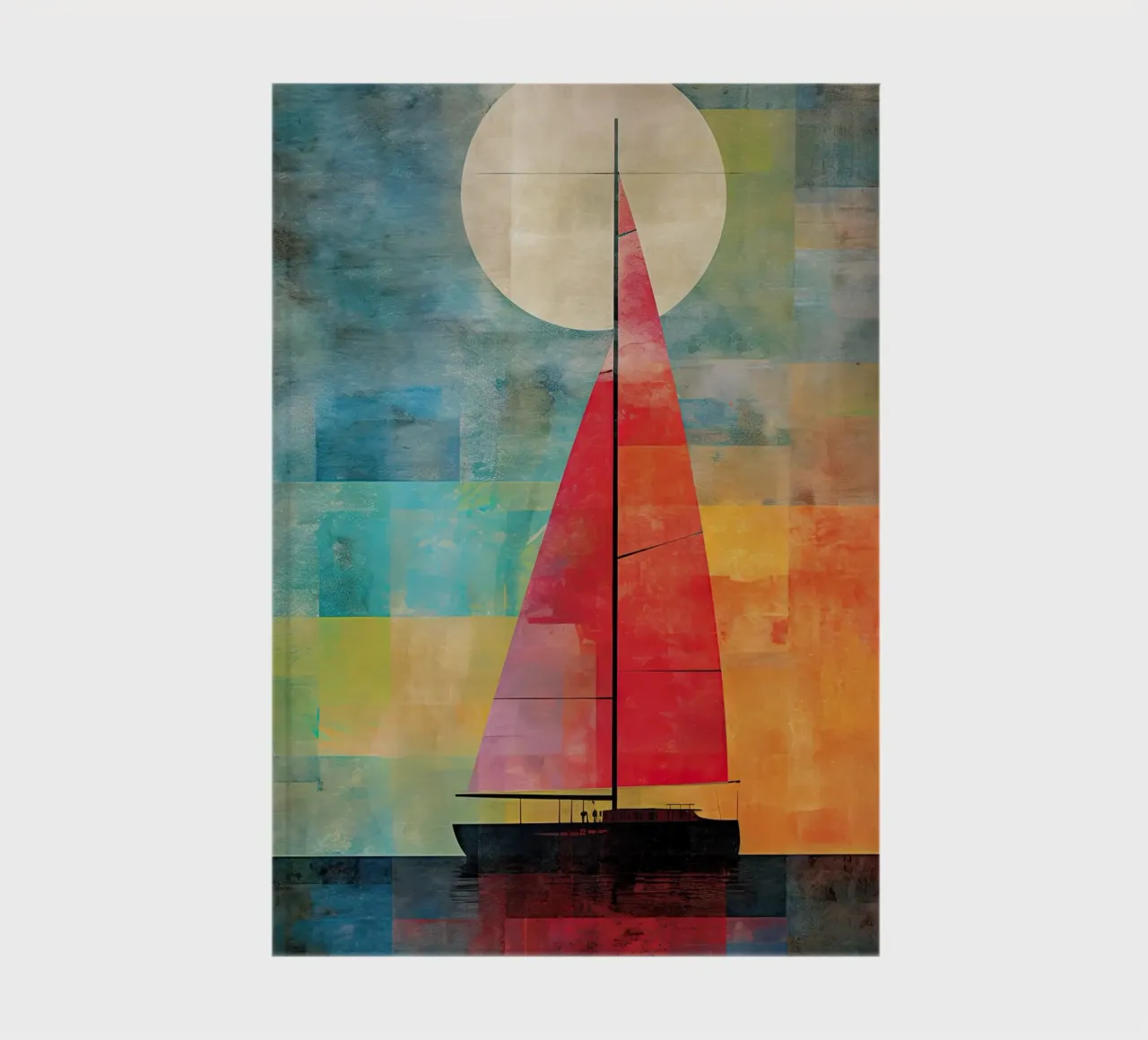 Zeilboot abstract notebook by Imagine