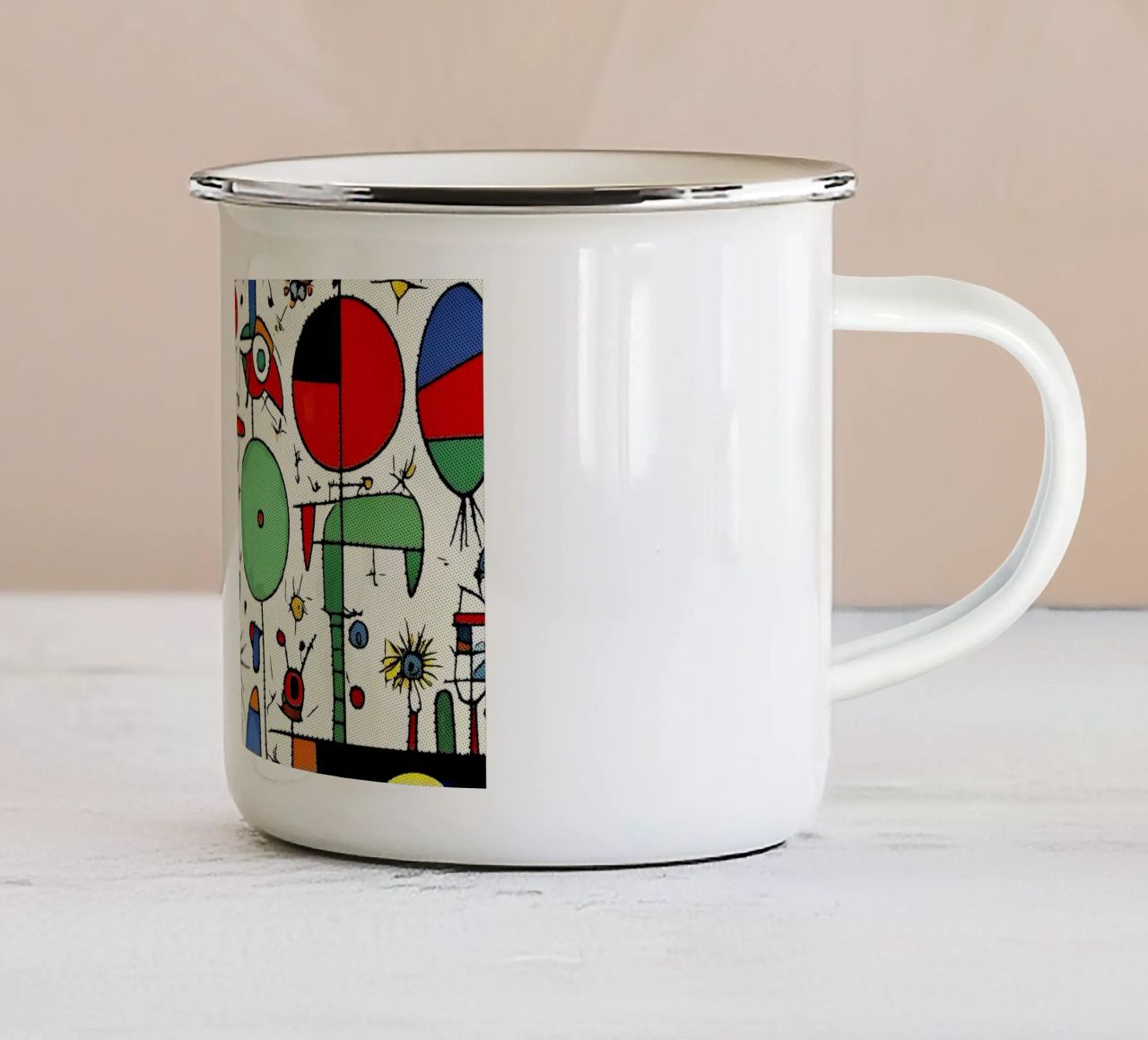 Omaggio a J.M. #5 tazza in smalto da ZAMART