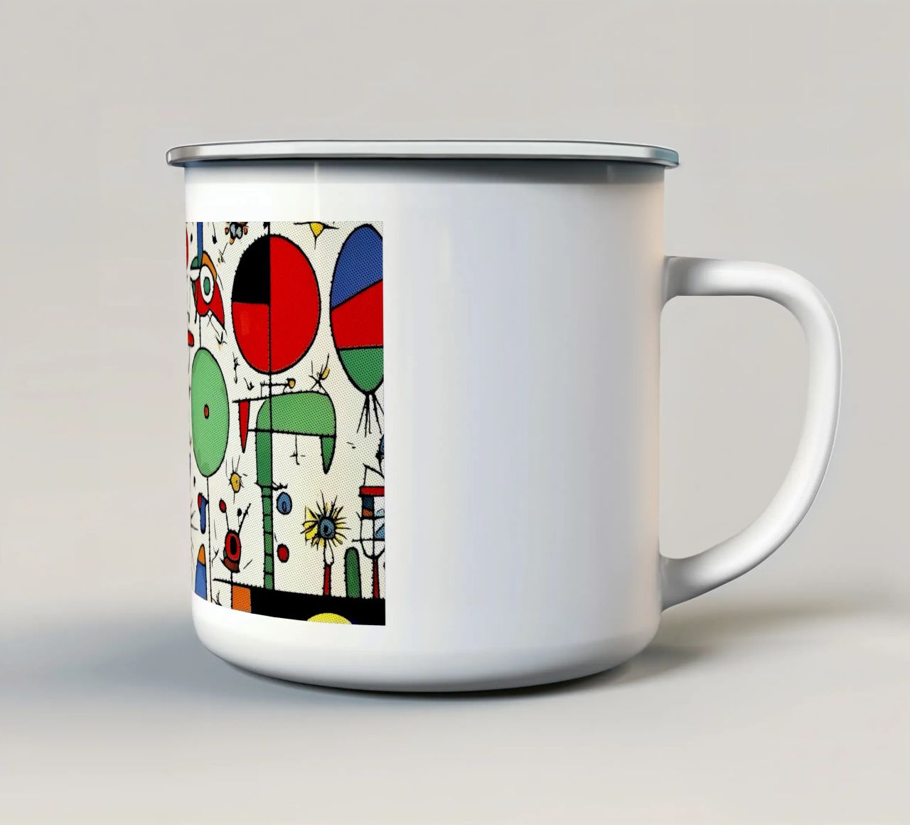 Omaggio a J.M. #5 tazza in smalto da ZAMART