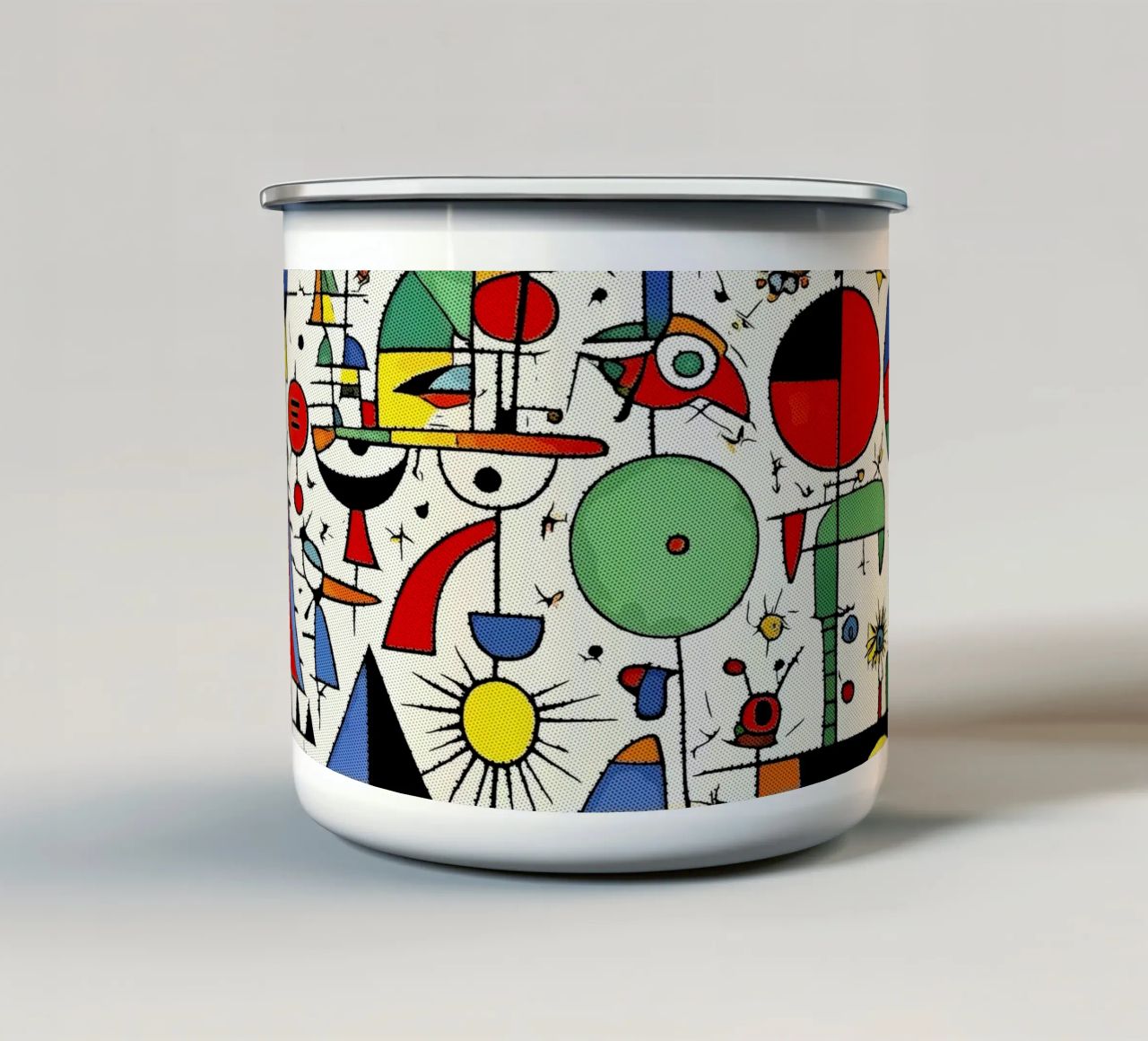 Omaggio a J.M. #5 tazza in smalto da ZAMART