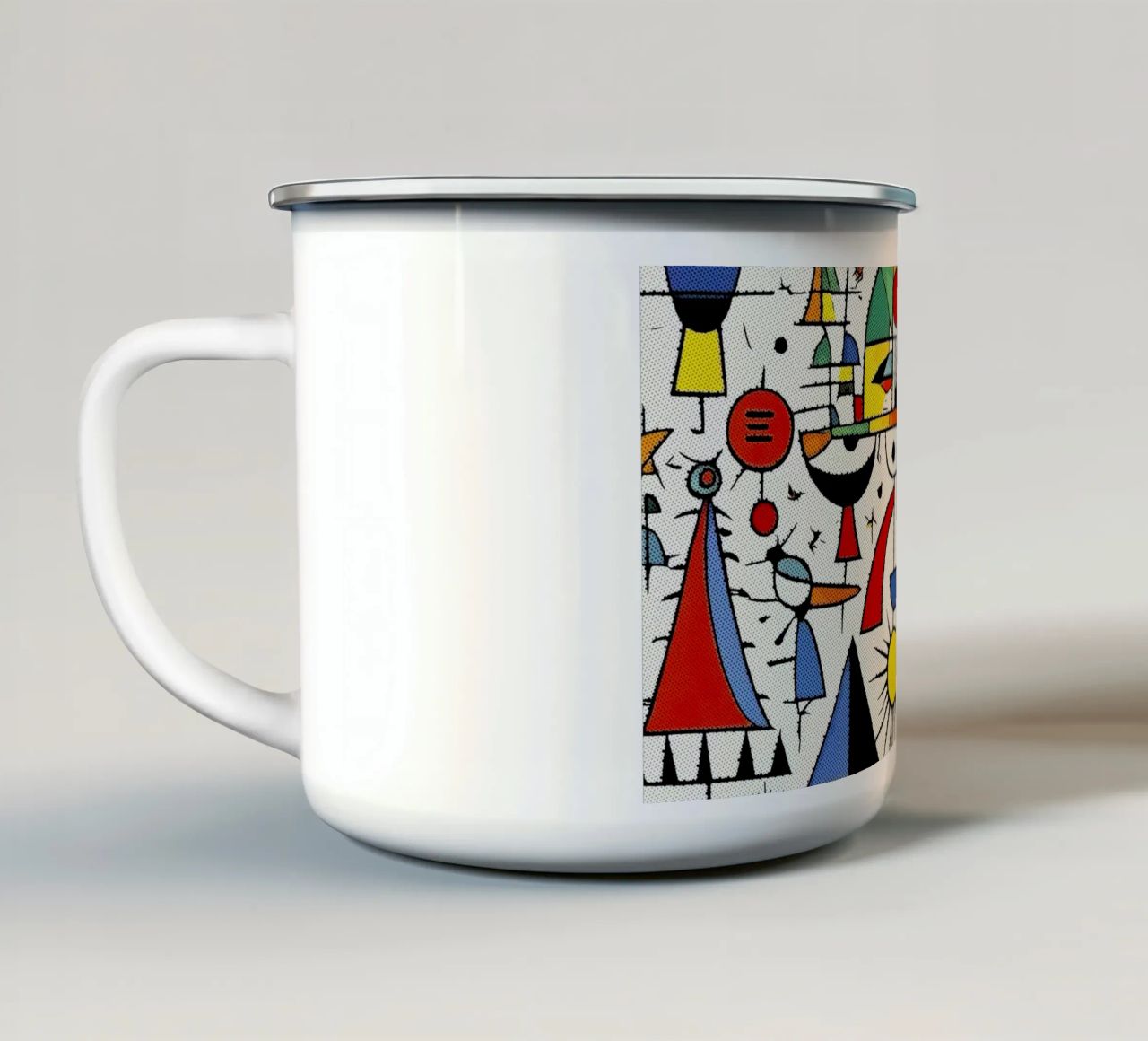 Omaggio a J.M. #5 tazza in smalto da ZAMART