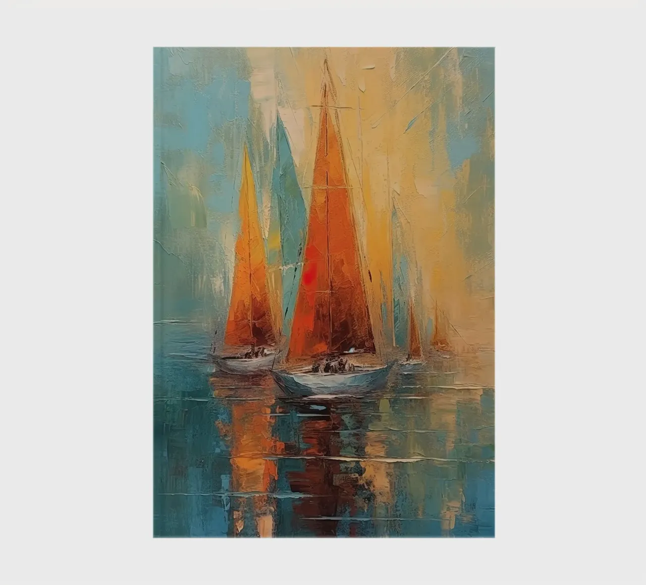 Zeilboot abstract notebook by Imagine