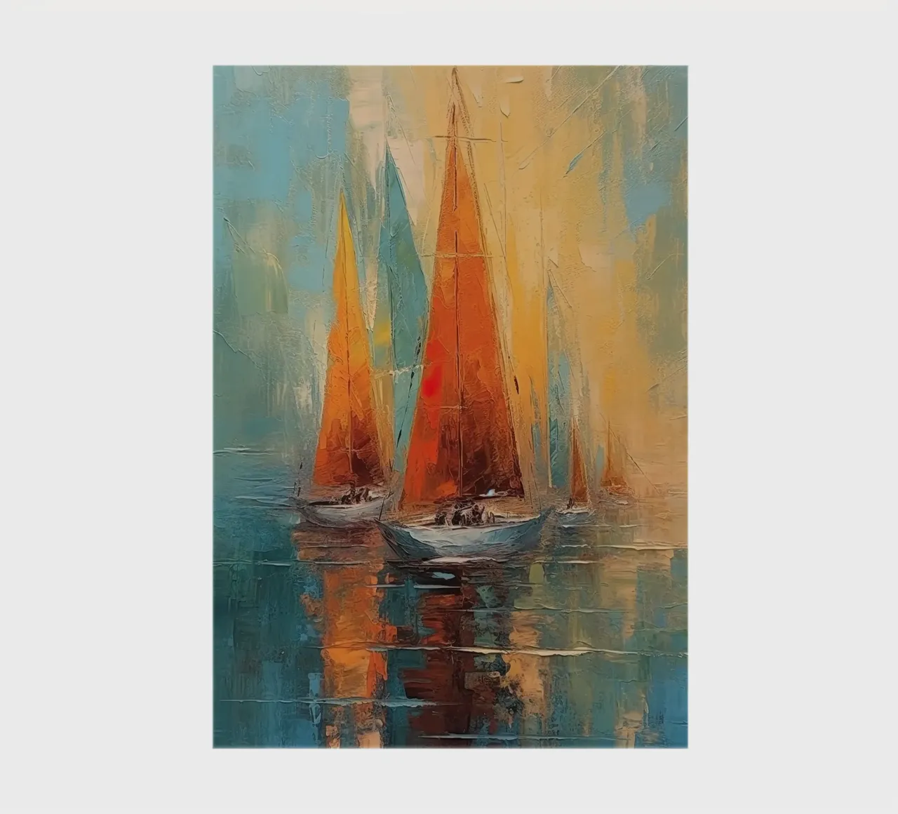 Zeilboot abstract notebook by Imagine