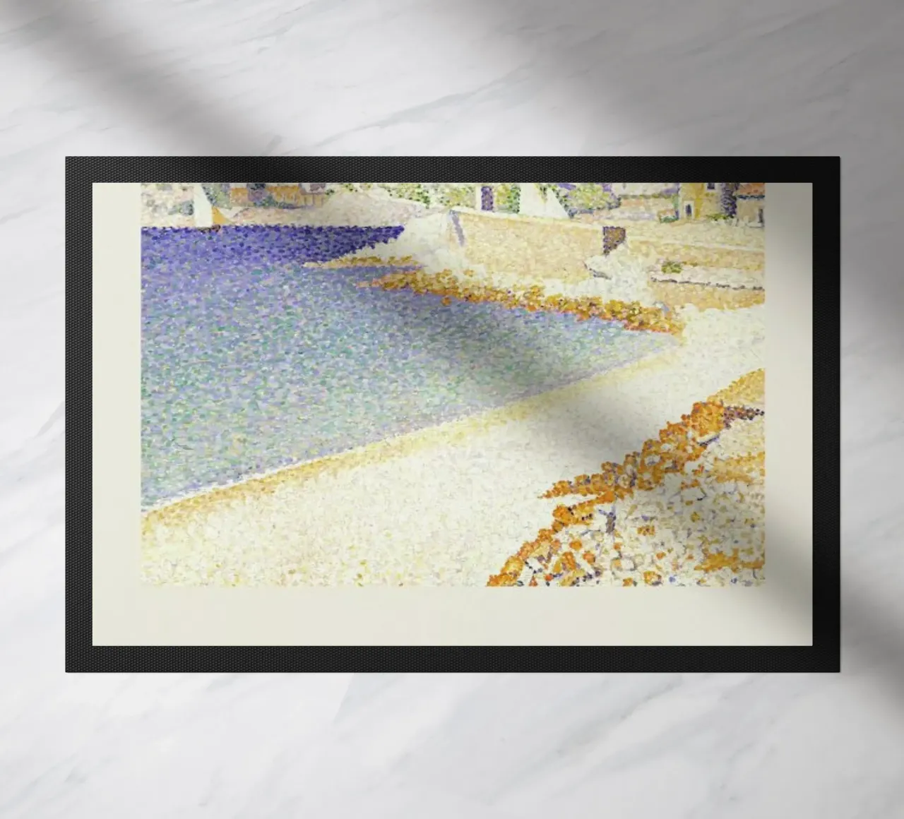 Signac - The Jetty at Cassis zerbino da Vintage by JUNIQE