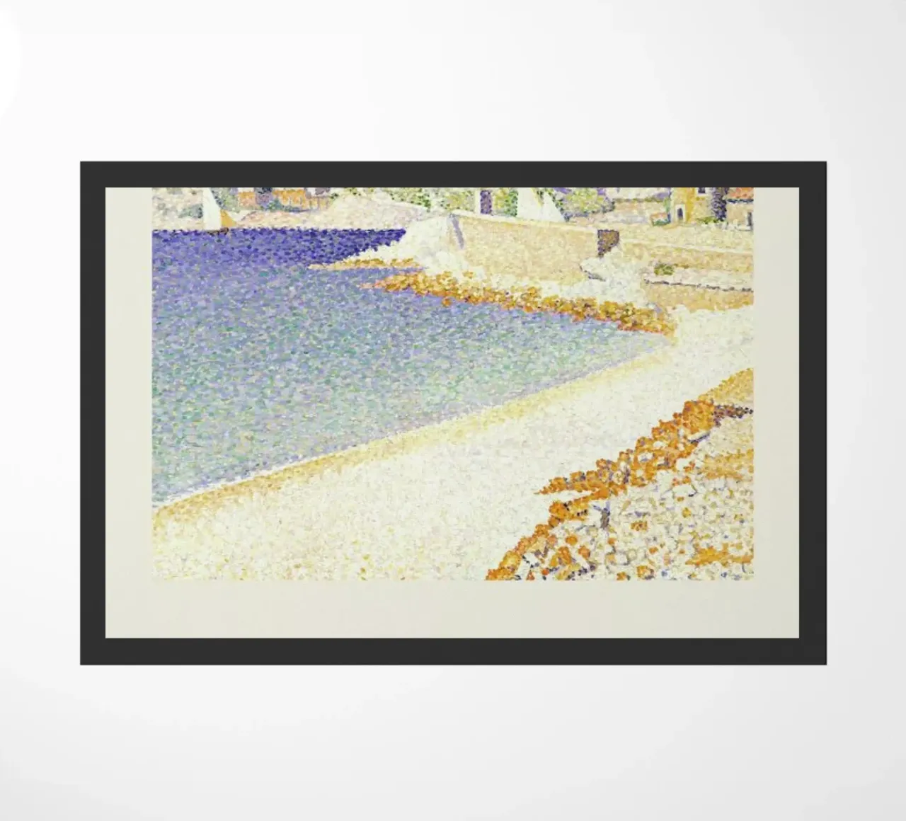 Signac - The Jetty at Cassis zerbino da Vintage by JUNIQE