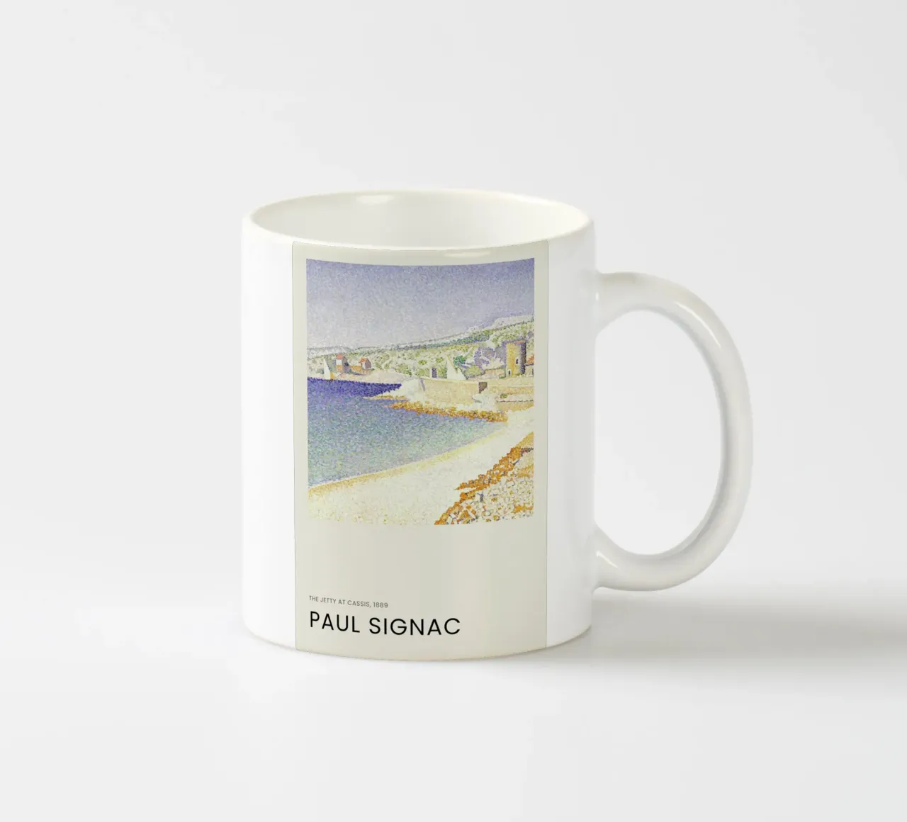 Signac - The Jetty at Cassis tazza in ceramica da Vintage by JUNIQE
