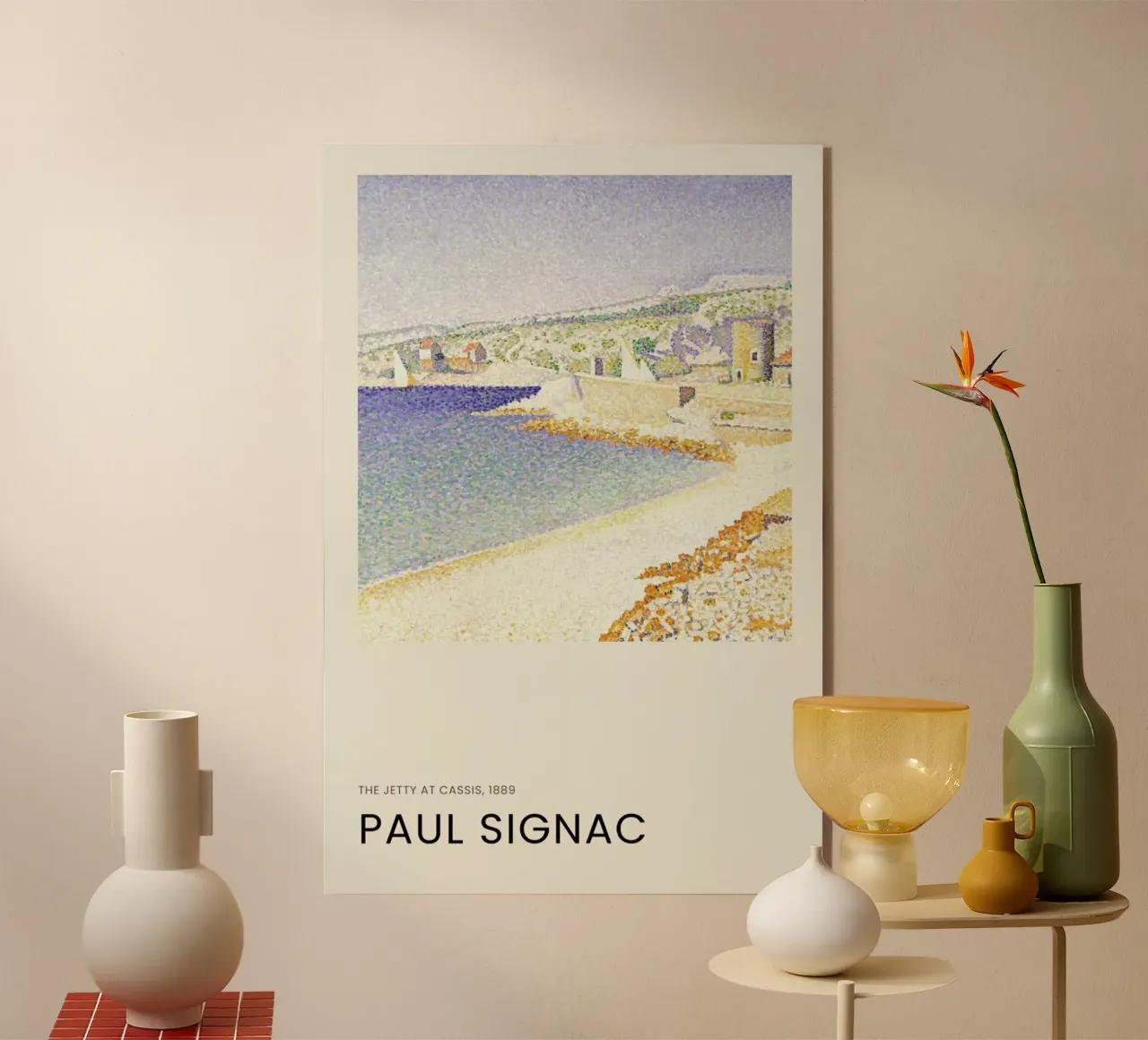 Signac - The Jetty at Cassis plexiglass da Vintage by JUNIQE