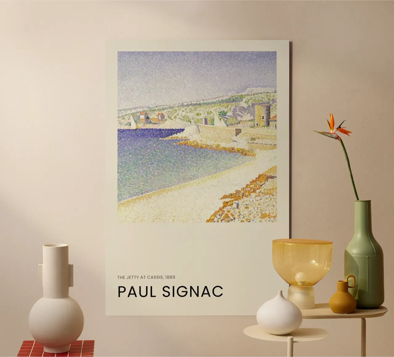 Signac - The Jetty at Cassis alluminio dibond da Vintage by JUNIQE