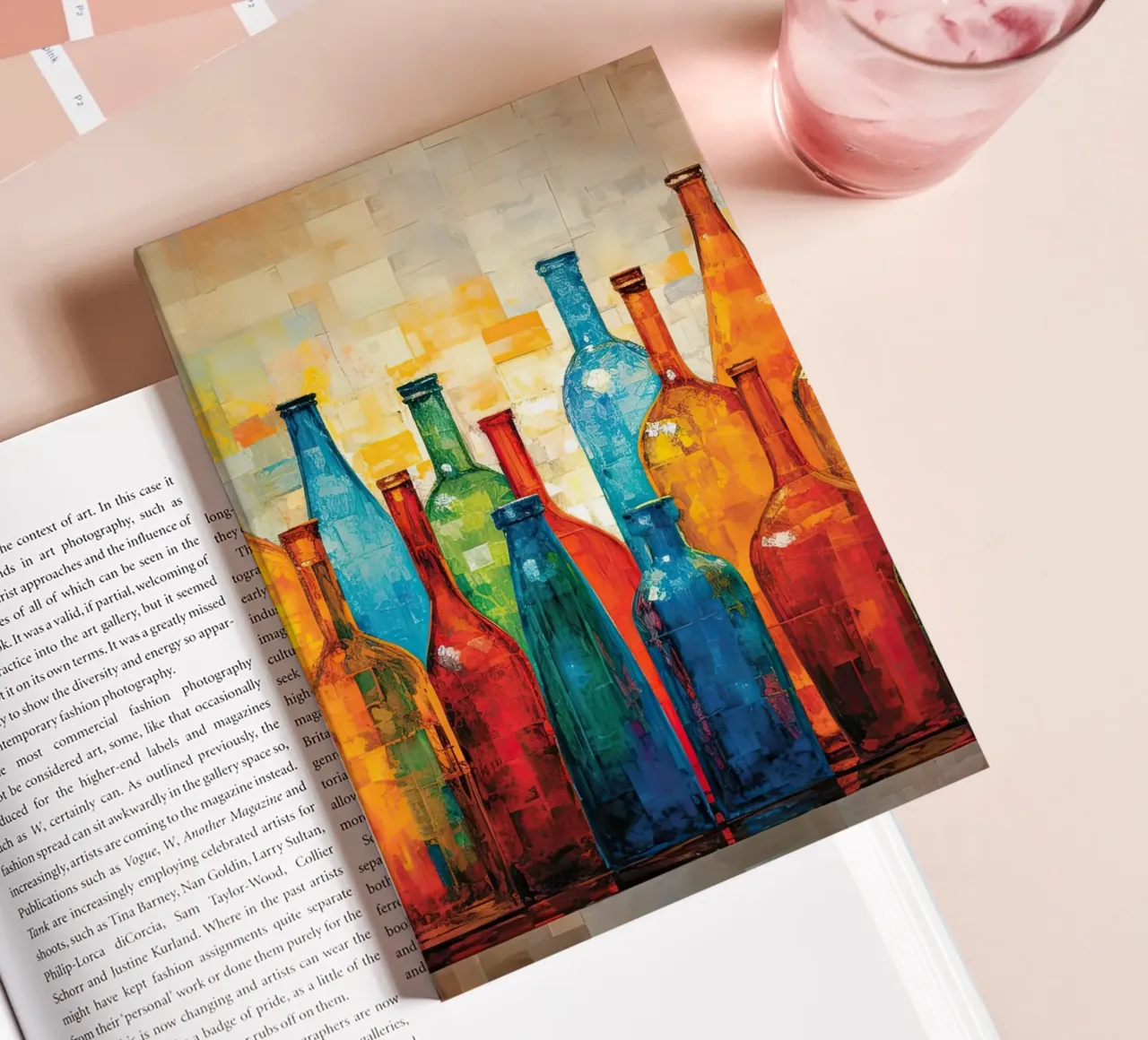 Flessen abstract notebook by Imagine