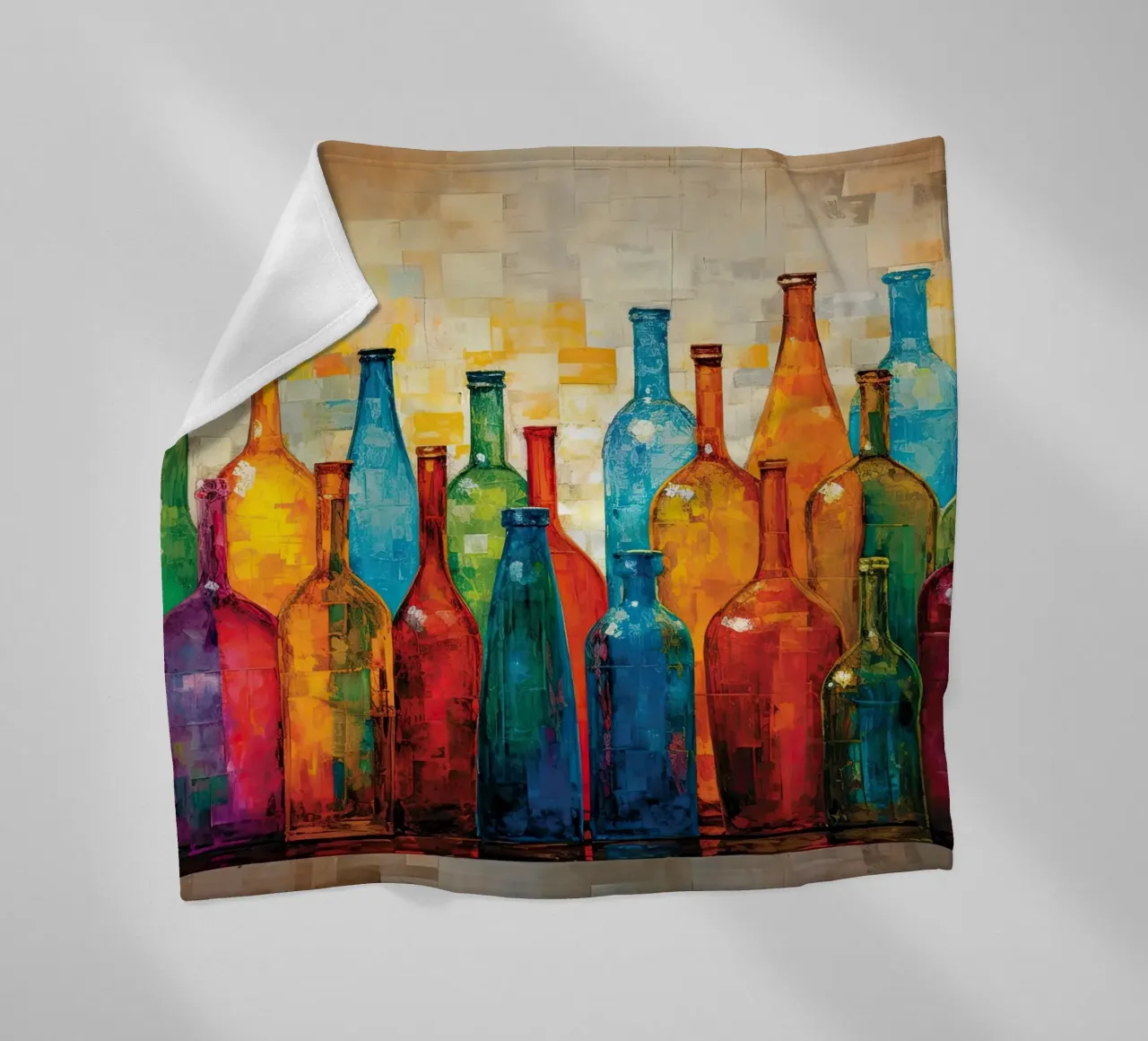 Astratto di Flessen coperta in pile da Imagine