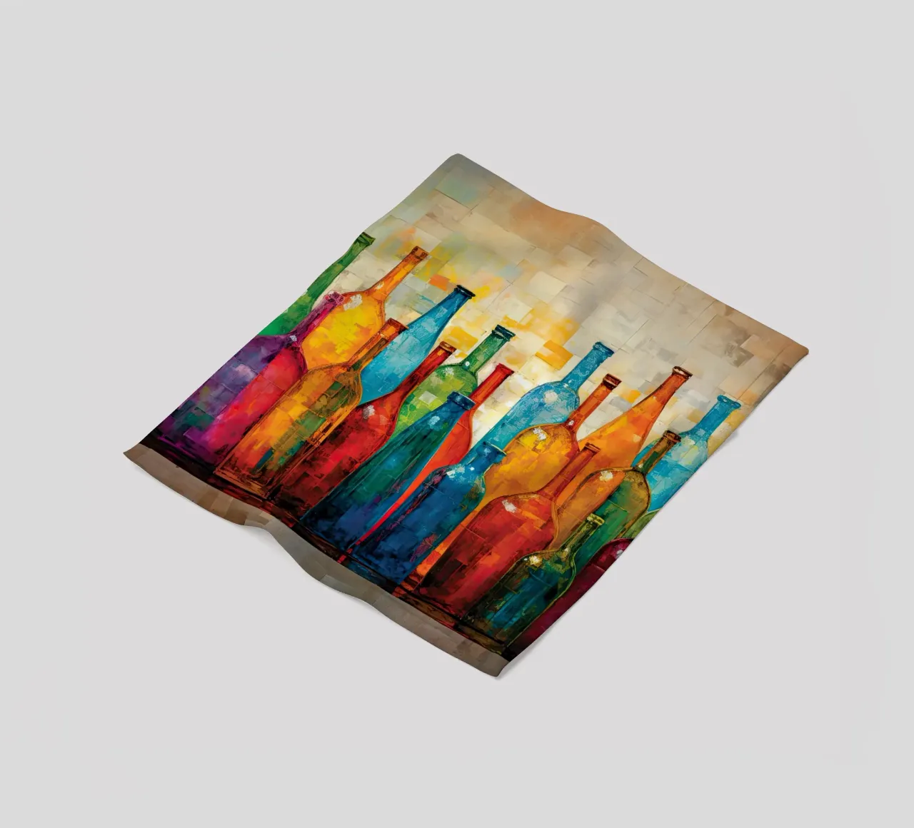 Astratto di Flessen coperta in pile da Imagine