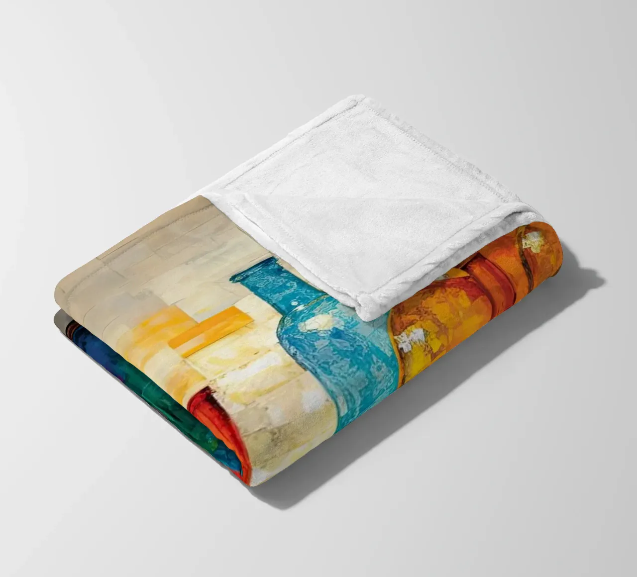 Astratto di Flessen coperta in pile da Imagine