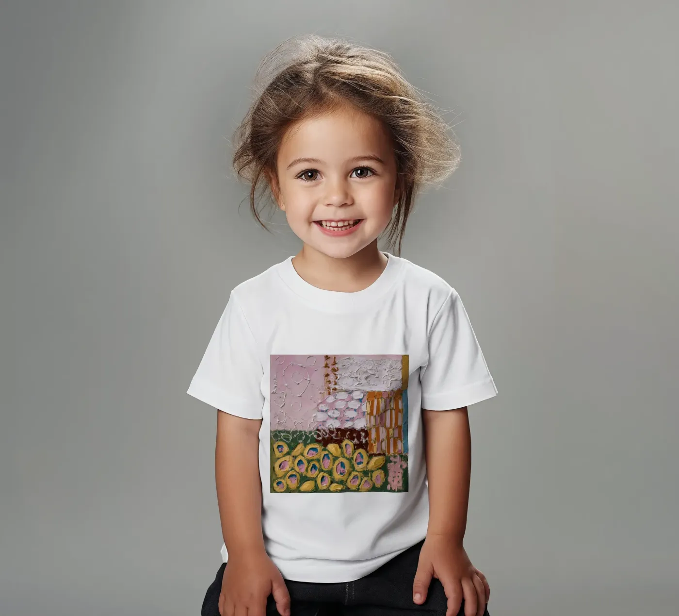 Irdene Blütenhügel Kinder T-Shirt von Sublime Layers