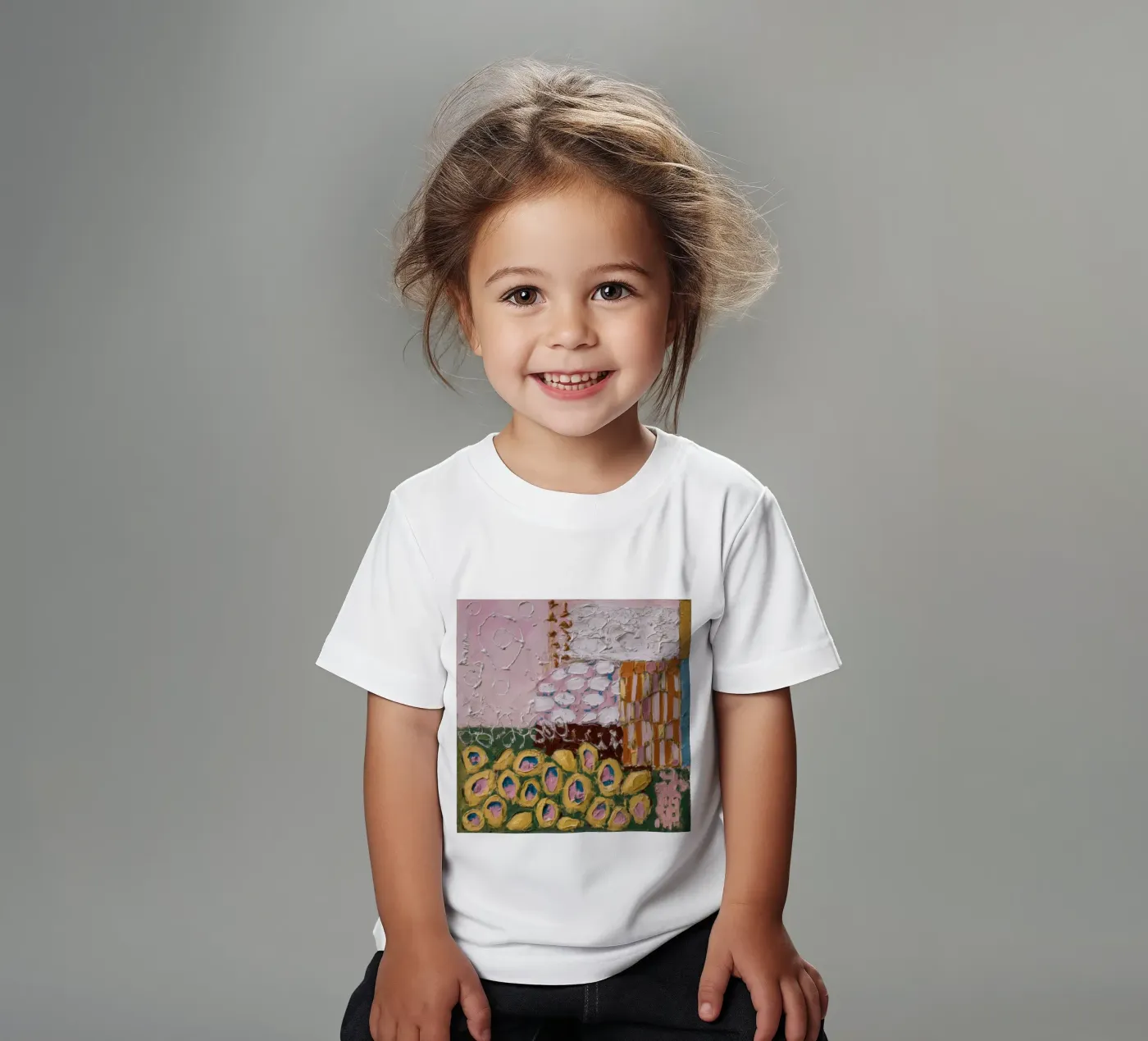 Irdene Blütenhügel Kinder T-Shirt von Sublime Layers