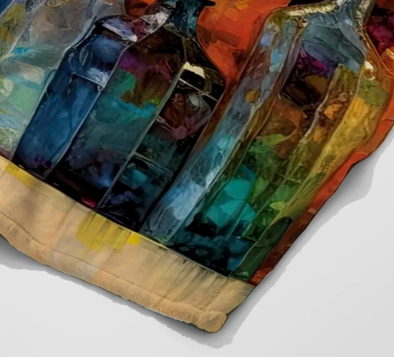 Astratto di Flessen coperta in pile da Imagine