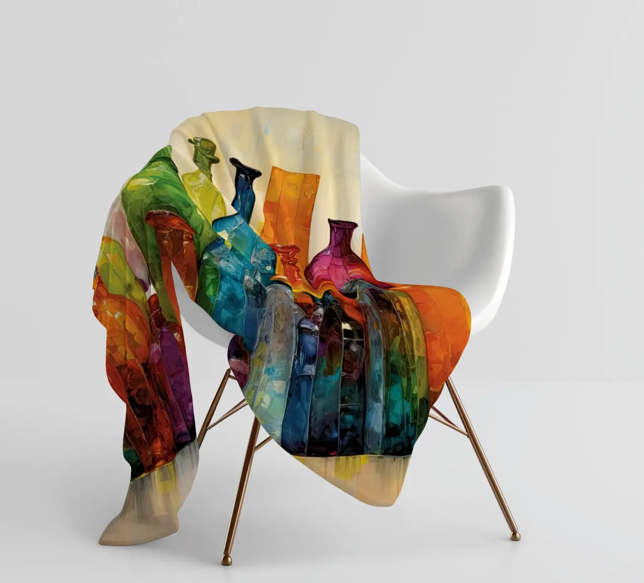 Astratto di Flessen coperta in pile da Imagine