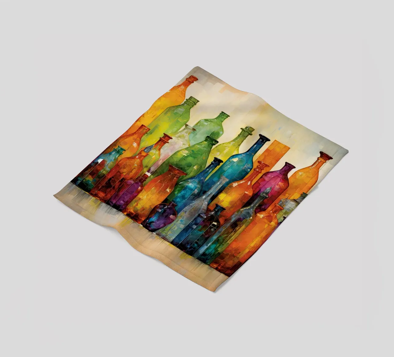 Astratto di Flessen coperta in pile da Imagine