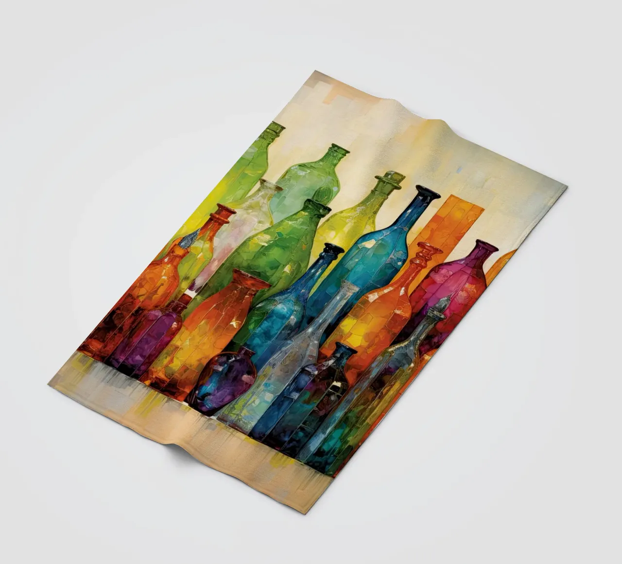 Astratto di Flessen coperta in pile da Imagine