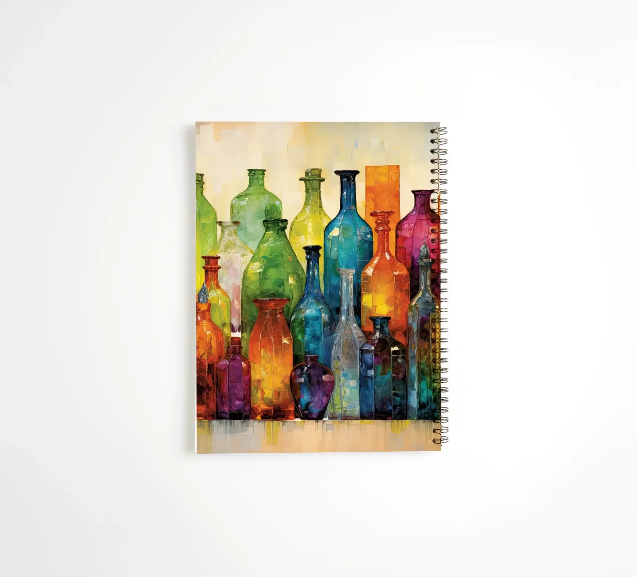 Flessen abstract spiral notebook by Imagine