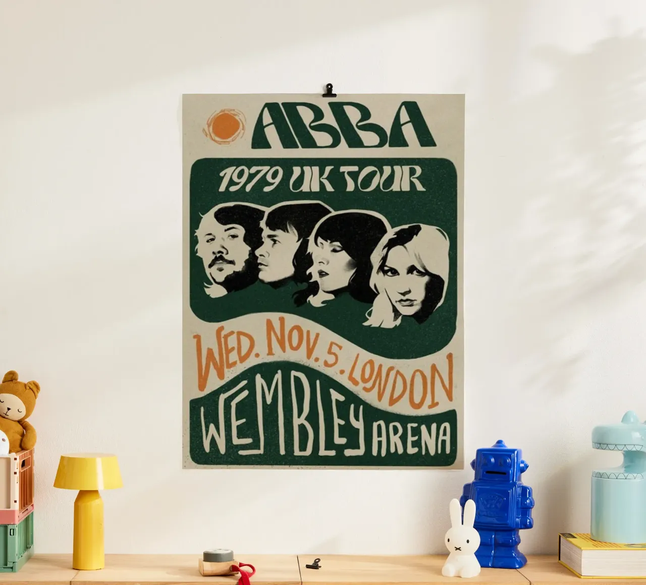Mamma Mia Memories poster con telaio in plastica da buky
