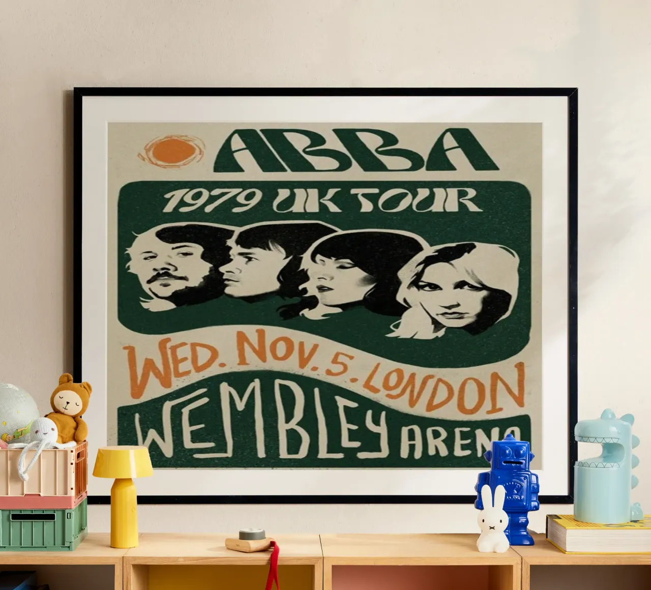 Mamma Mia Memories poster con telaio in plastica da buky