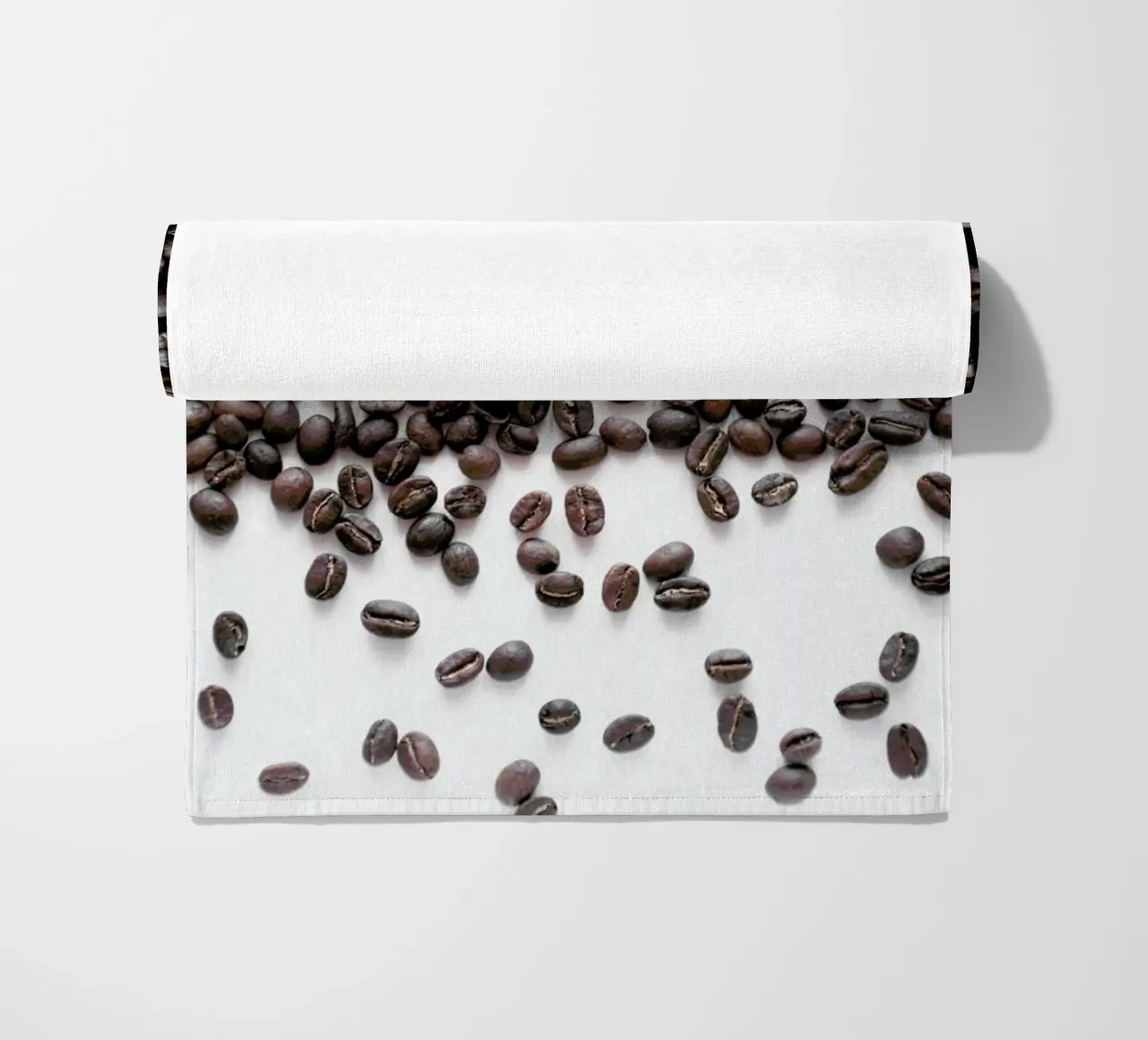 Breakfast Coffee Confetti beach towel by Studio Nahili