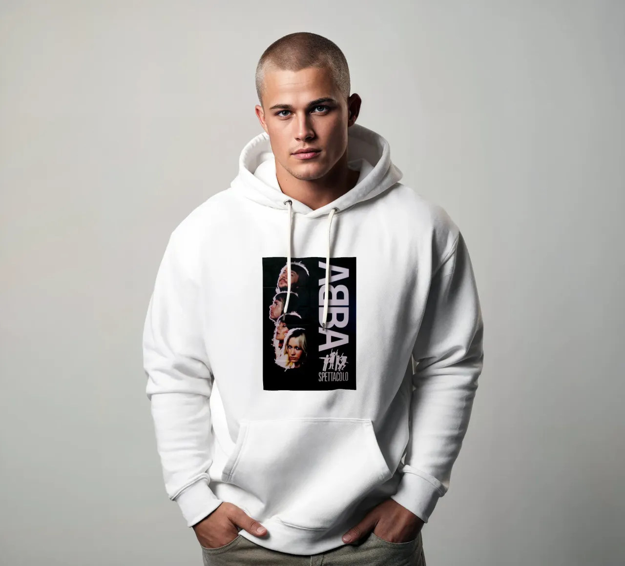 Stile ABBA Rewind felpa con cappuccio da buky