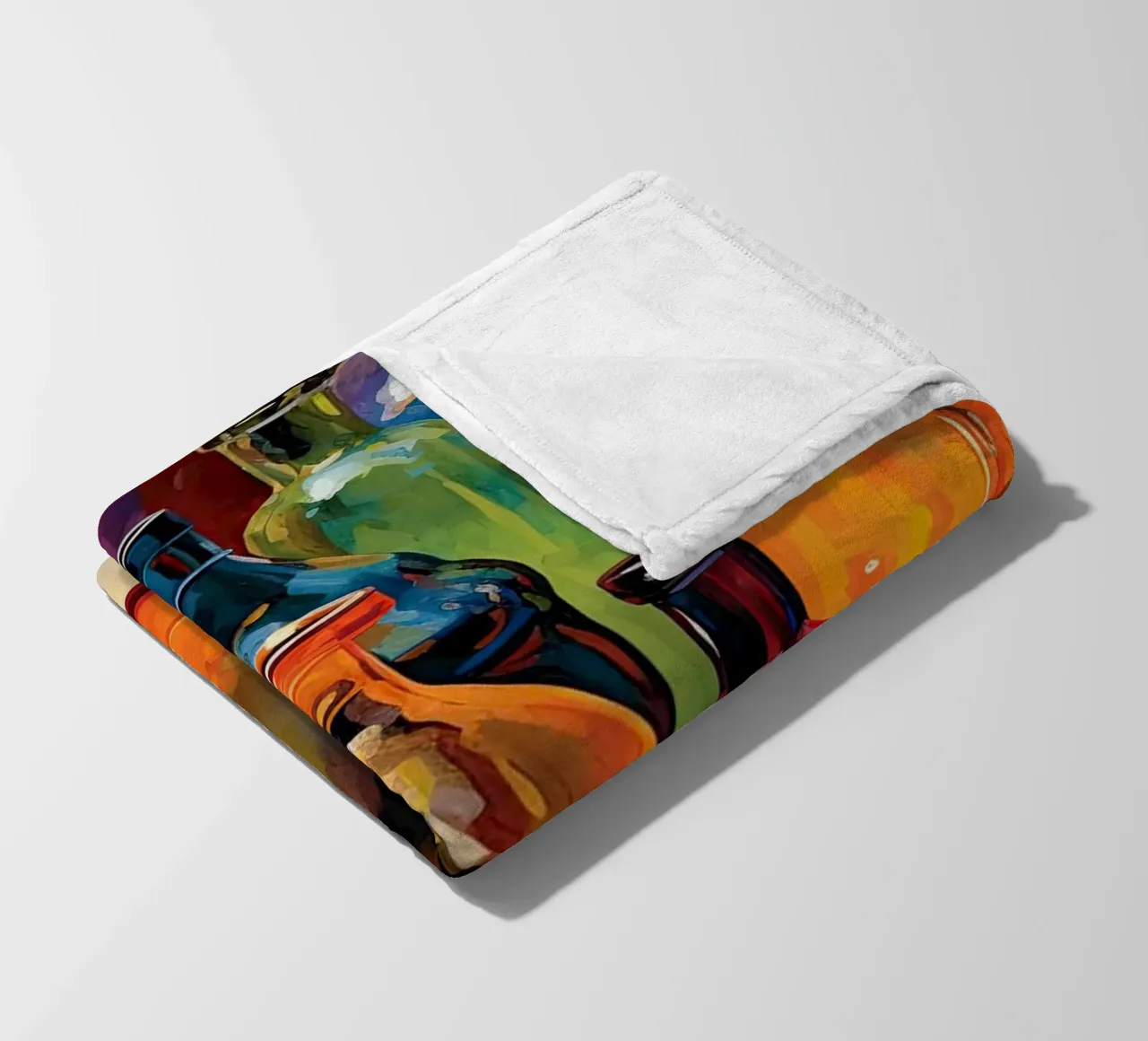 Astratto di Flessen coperta in pile da Imagine