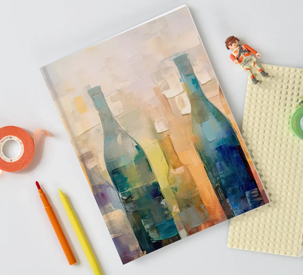 Flessen abstract notebook by Imagine