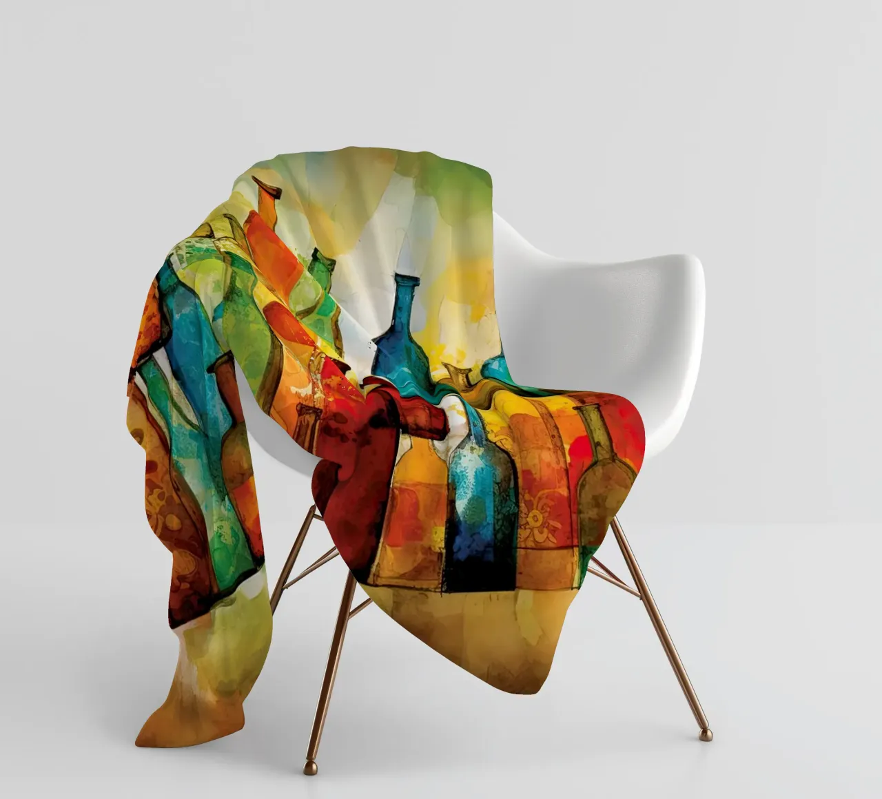 Astratto di Flessen coperta in pile da Imagine