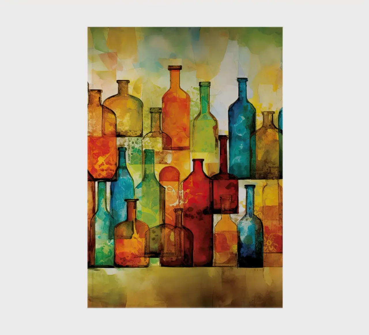 Flessen abstract notebook by Imagine