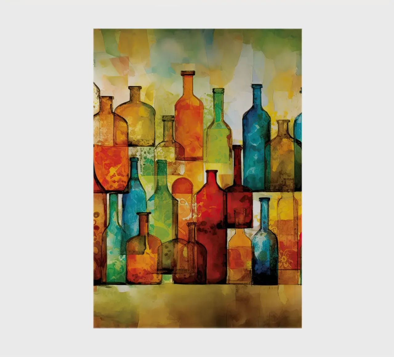 Flessen abstract notebook by Imagine