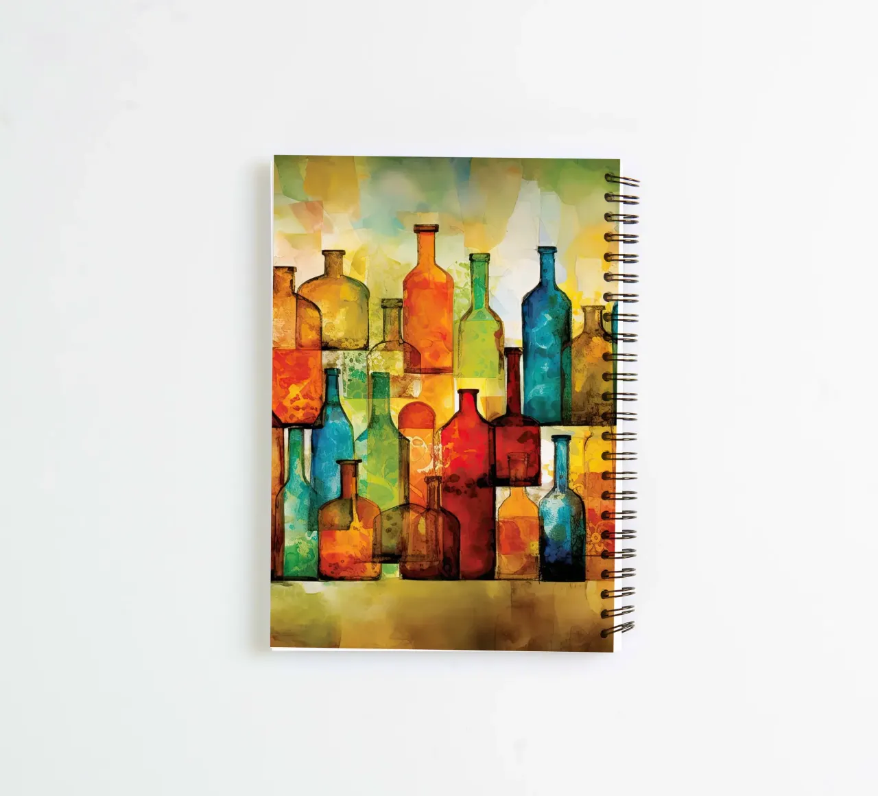 Flessen abstract spiral notebook by Imagine