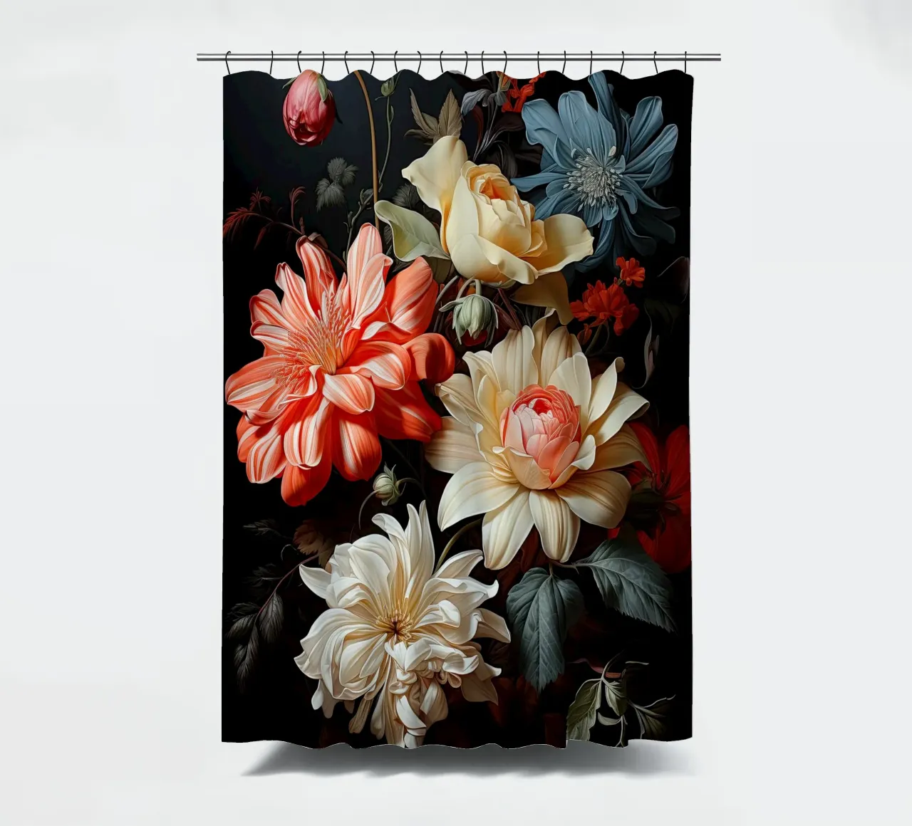 Flowers still life shower curtain by Imagine