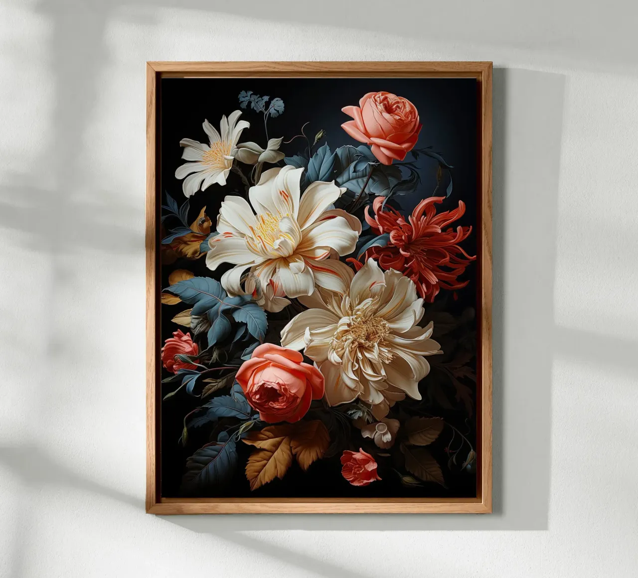 Natura morta di fiori alluminio dibond da Imagine