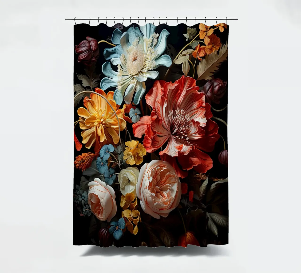 Blumen-Stillleben Duschvorhang von Imagine