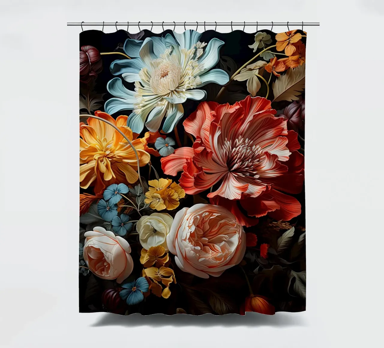 Blumen-Stillleben Duschvorhang von Imagine