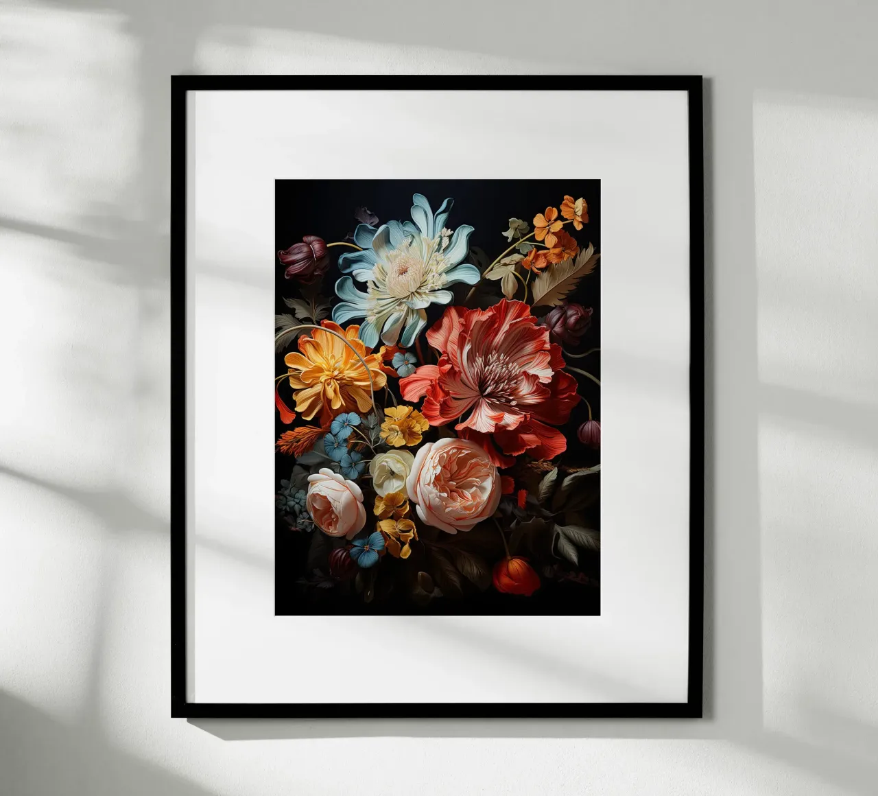 Natura morta di fiori carta hahnemühle da Imagine